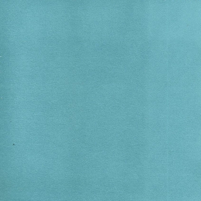 DUTCH SUEDE - Suede Velvet Upholstery Fabric- Blue Lagoon - Uber Decor