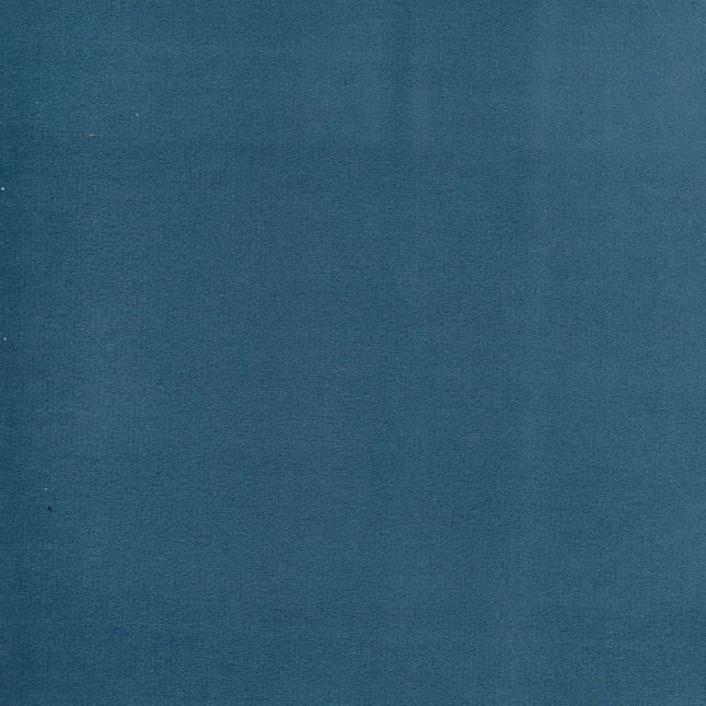 DUTCH SUEDE - Suede Velvet Upholstery Fabric- Dark Teal Blue - Uber Decor