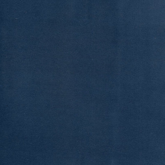 DUTCH SUEDE - Suede Velvet Upholstery Fabric- Navy Blue - Uber Decor