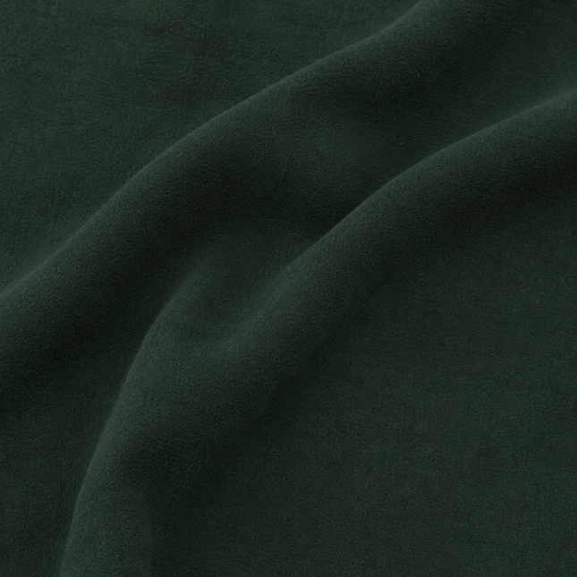 DUTCH SUEDE - Suede Velvet Upholstery Fabric- Bottle Green