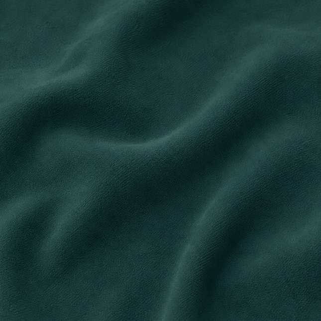 DUTCH SUEDE - Suede Velvet Upholstery Fabric- Dark Jade