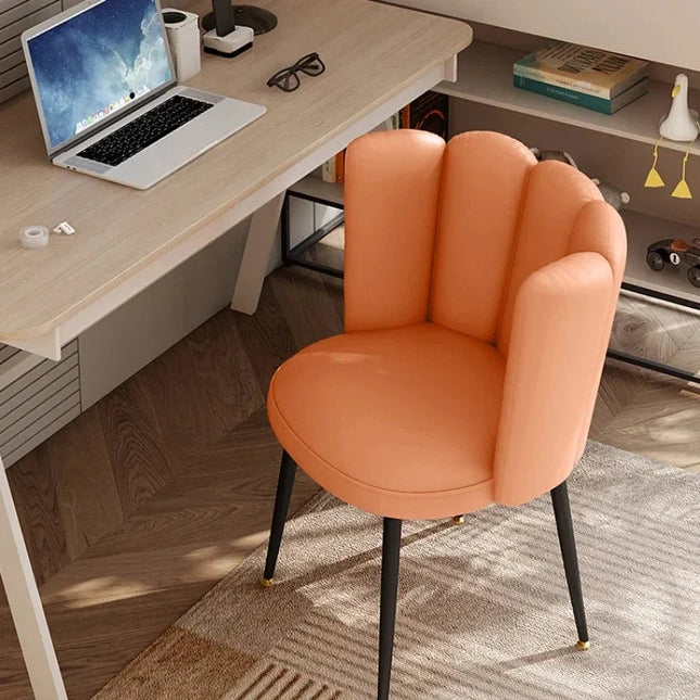 Liana Accent Chair- Mid Century Modern Upholstered Side Chairs for Dining Room or Living Room Bedroom Vanity - Uber Decor
