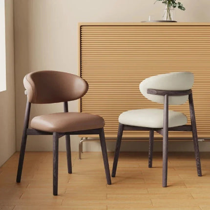 SOLARA – Modern Wooden Dining Chair Set for Living Room, Kitchen, Café & Hotel Spaces - Uber Decor