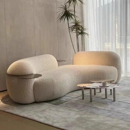 SkyHaven Cloud Lounge Sofa - Ultra-Soft Curved Couch for Minimalist Living Rooms - Uber Decor