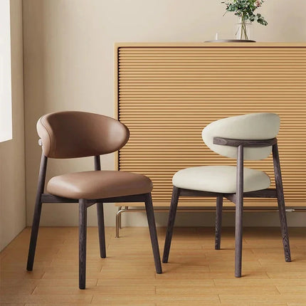 SOLARA – Modern Wooden Dining Chair Set for Living Room, Kitchen, Café & Hotel Spaces - Uber Decor