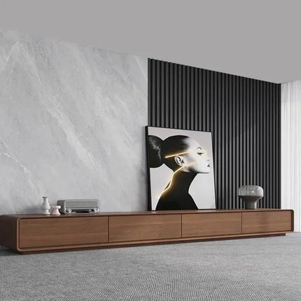 Trego Wall – Compact TV Cabinet, Modern Modular Console Entertainment Unit - Uber Decor