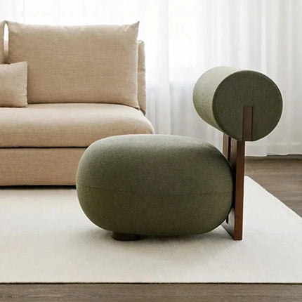 Siya Modern Unique Accent Chair with Backrest – Nordic Living Room Furniture - Uber Decor