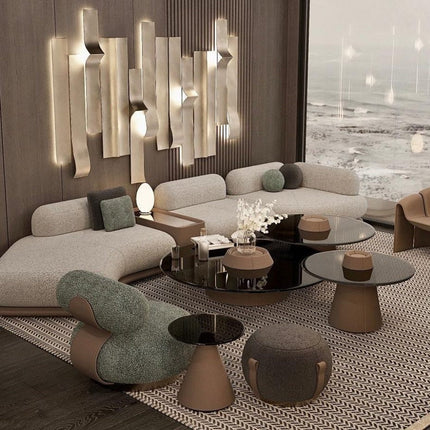 Ascona Modular Sectional Sofa Modern Japandi Luxury Sofa Customizable Made-to-Order Living Room Couch