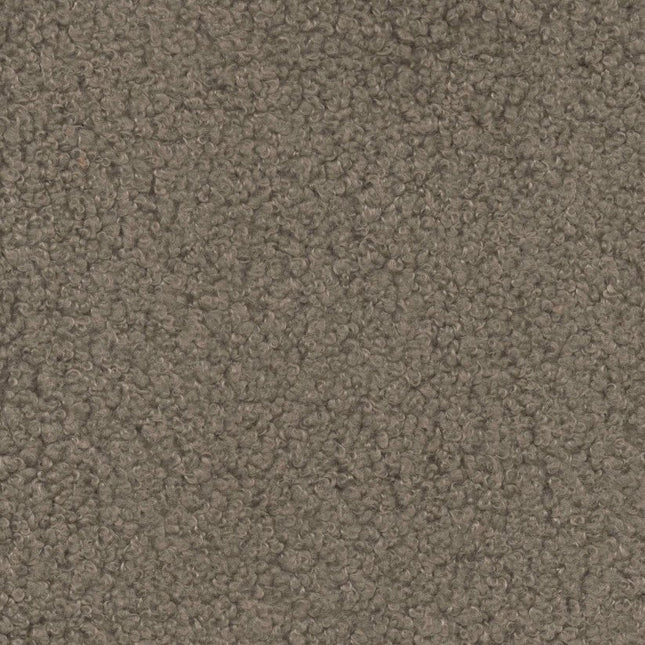 BUCKLEBERRY - Boucle Upholstery Fabric- Greige Brown - Uber Decor