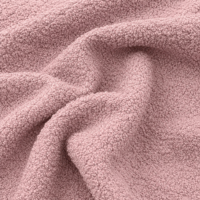 BUCKLEBERRY - Boucle Upholstery Fabric- Dusty Rose