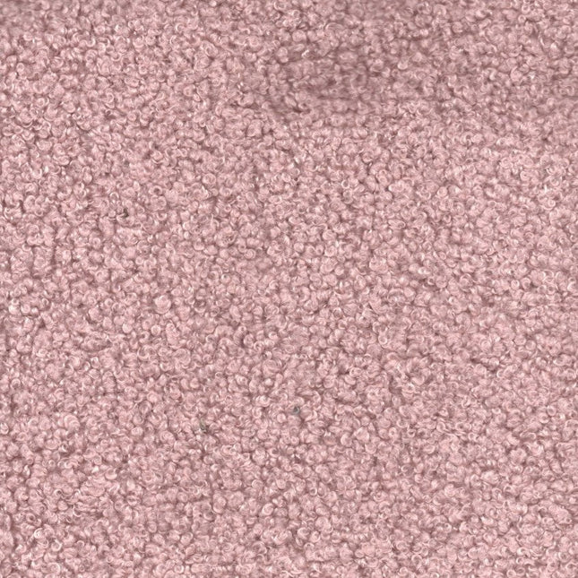 BUCKLEBERRY - Boucle Upholstery Fabric- Dusty Rose - Uber Decor