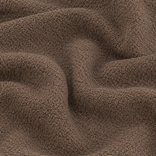 BUCKLEBERRY - Boucle Upholstery Fabric- Fawn Brown