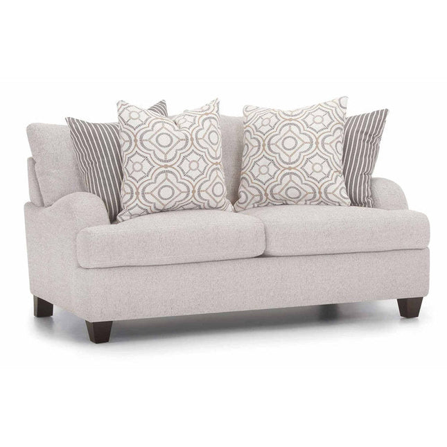Malaga 67" Upholstered 2‑Seater Loveseat – Classic Cushion Sofa for Living & Lounge Spaces - Uber Decor