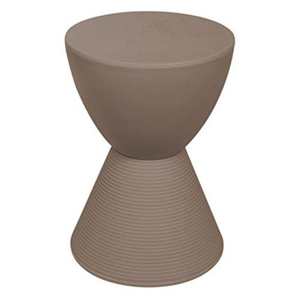 The Modena Drum End Table – Modern Wooden Accent with Hidden Storage in Multicolor Finishes for Living Room, Bedroom & Balcony - Uber Decor