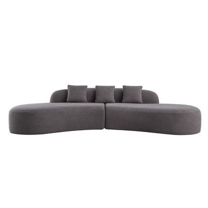 Cannes Curved Sofa- 5-Seater Modern Curved Sofa Set for Living Room, Studio Apartment or Hotel - Uber Decor