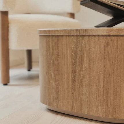 Belait Organic Coffee Table Contemporary Luxe Italian Inspired Minimal Designer Center Table Custom Finish Statement Table for Designer Studio
