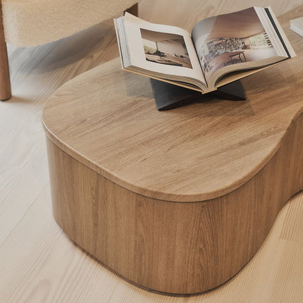 Belait Organic Coffee Table Contemporary Luxe Italian Inspired Minimal Designer Center Table Custom Finish Statement Table for Designer Studio