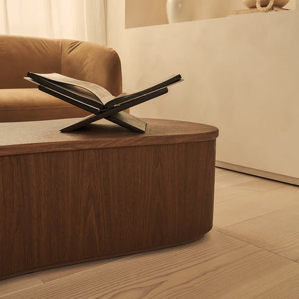 Belait Organic Coffee Table Contemporary Luxe Italian Inspired Minimal Designer Center Table Custom Finish Statement Table for Designer Studio