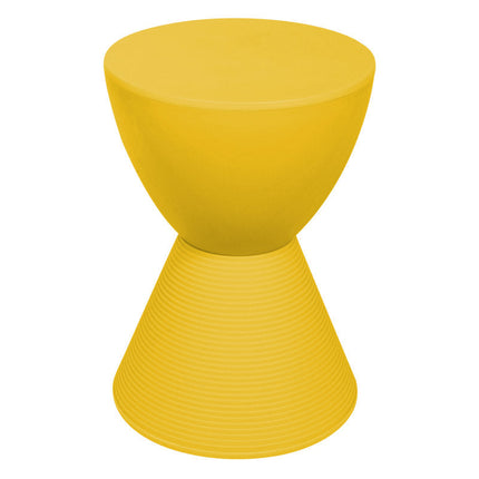 The Modena Drum End Table – Modern Wooden Accent with Hidden Storage in Multicolor Finishes for Living Room, Bedroom & Balcony - Uber Decor