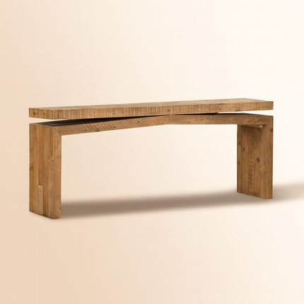 Dorina Mid Century Modern European Architectural Console Table Living Room Hallway and Entryway Accent Furniture