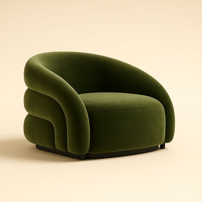 Arden Luxe – Modern Accent Chair for Living Room & Lounge Spaces - Uber Decor