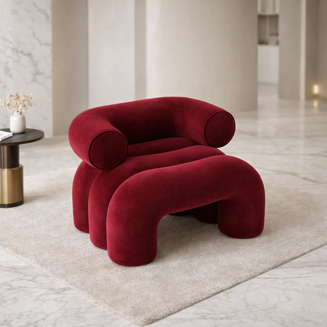 Cloudora Bold Form Customisable Postmodern Accent Chair Contemporary Sculptural Lounge Living Room Bedroom Furniture