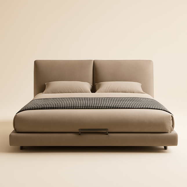 Snooze Line Contemporary Curved Bed – Bedroom Simplicity Reimagined - Uber Decor