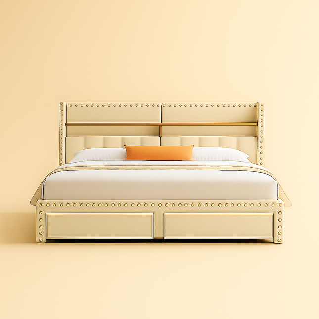 Dreamhold Storage Bed – Classic Utility with Contemporary Flair - Uber Decor