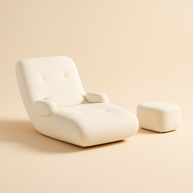 CALMARA – Modern Rocking Recliner Lounge Chair for Living Room, Balcony & Cozy Home Corners - Uber Decor