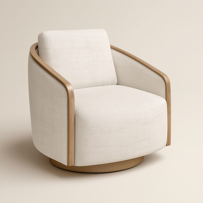 Lunera Accent Chair – Modern Minimalist Chair | Created for Living Room or Bedroom Interiors - Uber Decor