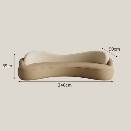 Tarrasa Nordic Designer Minimalist Floor Sofa Set – Modern Lazy Lounge for Living Room, Garden & Patio Spaces - Uber Decor