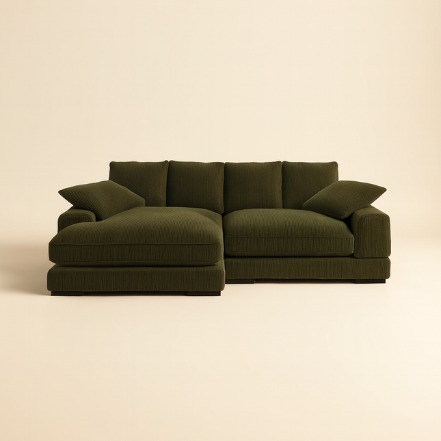 Largo Sectional Sofa Couch with Lounger Modern Contemporary Luxury Furniture for Living Room