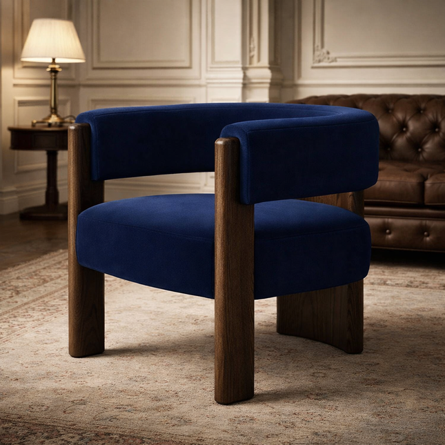 LIDO – American Luxury Danish Modern Accent Chair for Living Room & Lounge Spaces