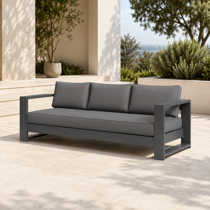 Stonewyn Outdoor Sofa Minimalist Patio Seating for Terraces, Rooftops & Urban Gardens