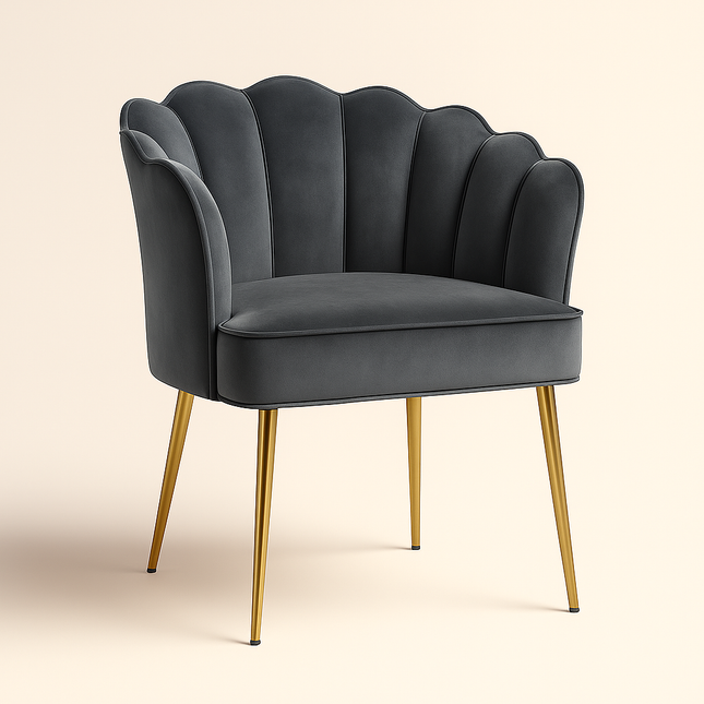 LuxeWide Wide Barrel Chair – Accent Chair for Dining Room, Bedroom or Living Room Relaxation - Uber Decor