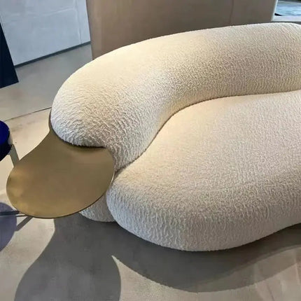 SkyHaven Cloud Lounge Sofa - Ultra-Soft Curved Couch for Minimalist Living Rooms - Uber Decor