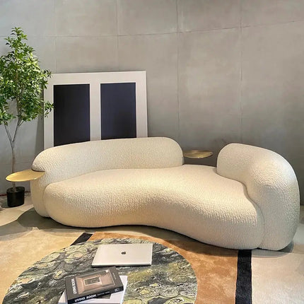 SkyHaven Cloud Lounge Sofa - Ultra-Soft Curved Couch for Minimalist Living Rooms - Uber Decor
