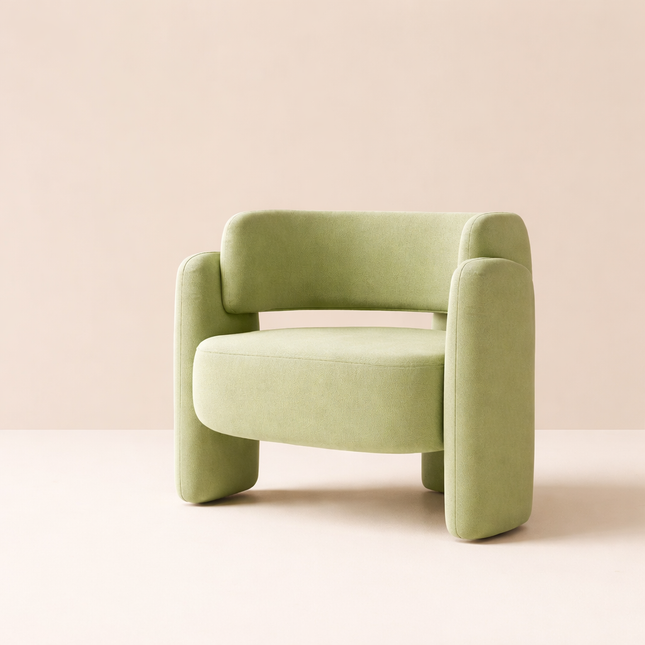 Eisha Accent Chair - Light Luxury Single Person Chair for Living Room - Uber Decor