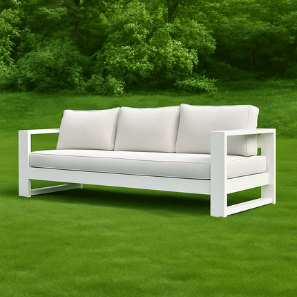 Stonewyn Outdoor Sofa Minimalist Patio Seating for Terraces, Rooftops & Urban Gardens