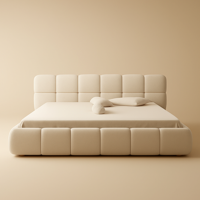 Naptide Bubble Bed – Contemporary Plush Platform for Modern Interiors - Uber Decor