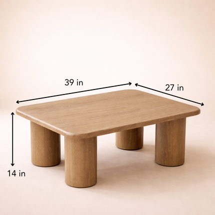 Sobat Coffee Table Modern Organic Contemporary Nordic Inspired Designer Center Table Custom Finish Multi Leg Statement Table for Creative Living Space