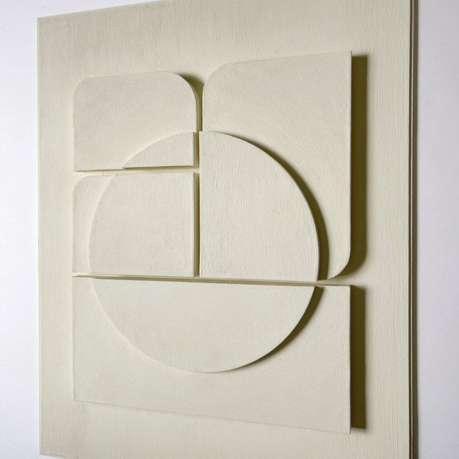 Organic Fold Wooden Wall Art - Contemporary Abstract Texture 3D Wall Art - Wood Wall Sculpture Minimal Wall Decor - Uber Decor