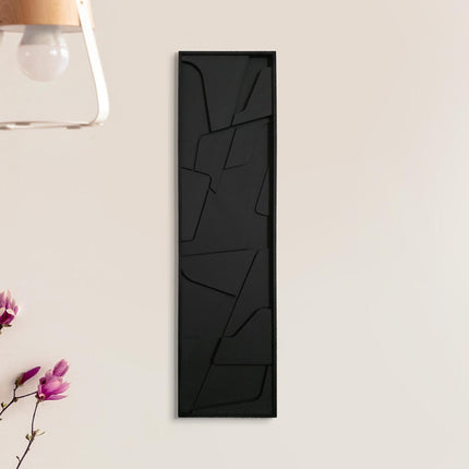 Rustic Fold Wooden Wall Art - Contemporary Abstract Texture 3D Wall Art - Wood Wall Sculpture Minimal Wall Decor - Uber Decor