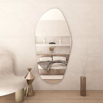 Ovela Irregular Frameless Full Length Statement Mirror - Uber Decor