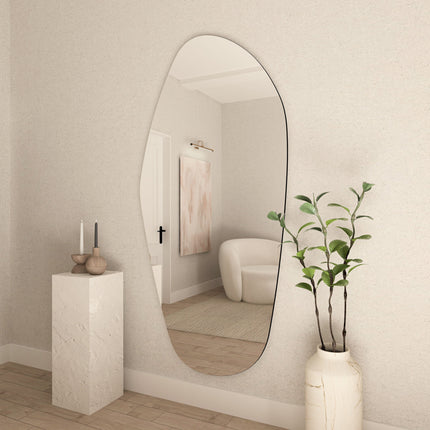 Ovela Irregular Frameless Full Length Statement Mirror - Uber Decor