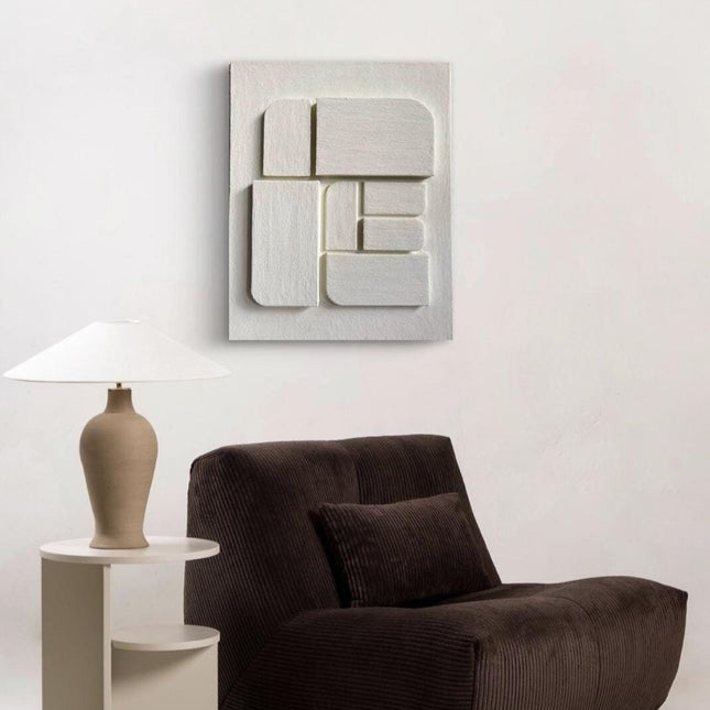 Organic Crest Wooden Wall Art - Contemporary Abstract Texture 3D Wall Art - Wood Wall Sculpture Minimal Wall Decor - Uber Decor