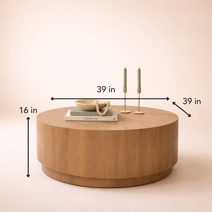 Menderes Coffee Table Modern Contemporary Mediterranean Inspired Designer Center Table Custom Finish Minimal Statement Table for Open Concept Space